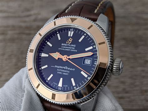 breitling superocean heritage 42 rose gold